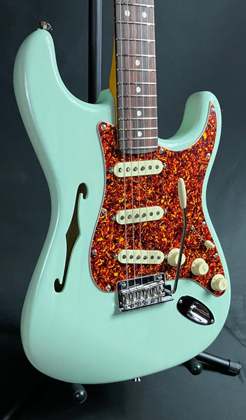 Fender American Professional II Thinline Stratocaster Electric Guitar Surf Green w/ OHSC