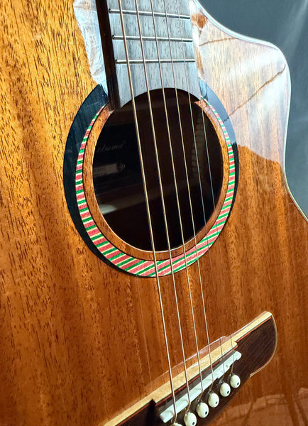 Merida C15SCEQ Grand Concert Cutaway Acoustic-Electric Guitar Mahogany w/ Gig Bag