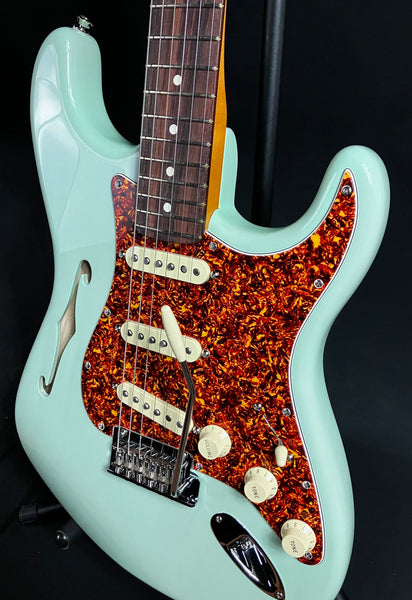 Fender American Professional II Thinline Stratocaster Electric Guitar Surf Green w/ OHSC