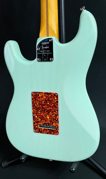 Fender American Professional II Thinline Stratocaster Electric Guitar Surf Green w/ OHSC