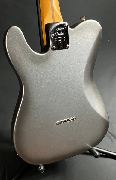 Fender American Professional II Telecaster Deluxe Electric Guitar Mercury Finish w/ OHSC