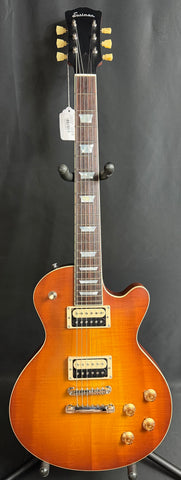 Eastman SB59/S-GB Solidbody Electric Guitar Satin Goldburst Finish w/ Gig Bag