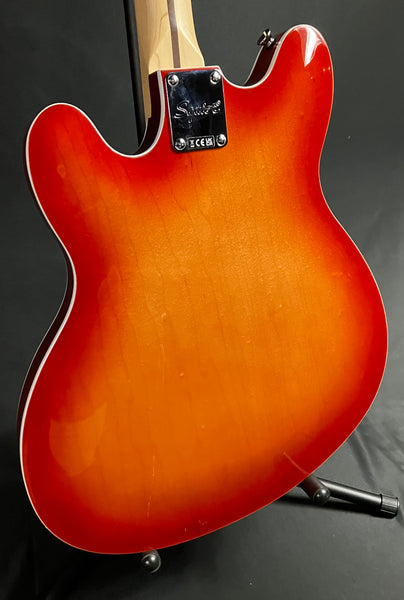 Squier Affinity Starcaster Delxue Semi-Hollow Electric Guitar Sienna Sunburst