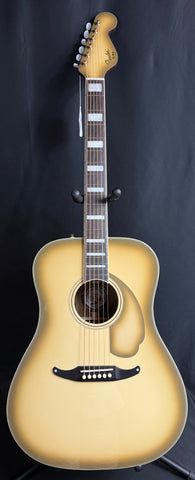 Fender King Vintage Dreadnought Acoustic-Electric Guitar Antigua Finish w/ OHSC (238)
