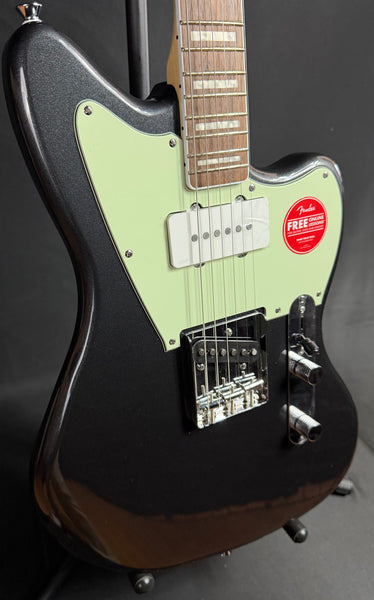 Squier FSR Paranormal Offset Telecaster SJ Electric Guitar Charcoal Frost Metallic (459)
