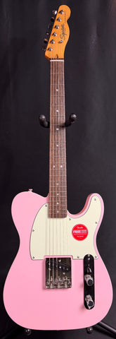 Squier FSR Classic Vibe 60's Custom Telecaster Electric Guitar Shell Pink (115)