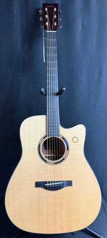 Yamaha TAG3 C TransAcoustic Dreadnought Cutaway Acoustic-Electric Guitar Gloss Natural w/ Case