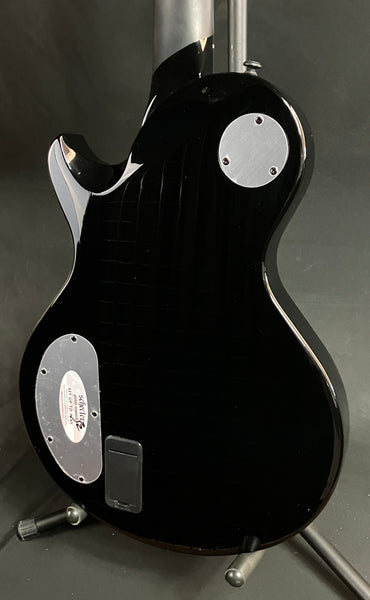 Schecter Solo-II Przym Palladium Electric Guitar Gloss Black w/ Etched Metal Faceplate