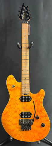 EVH Wolfgang Standard QM Electric Guitar Quilted Amber Finish