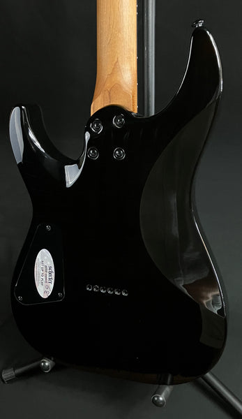 Schecter C-1 Standard Electric Guitar Black Fade Burst Burl Finish