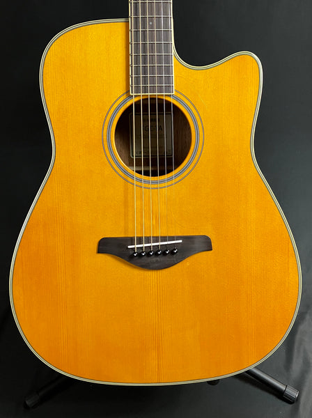 Yamaha FGC-TA VT Transacoustic Dreadnought Cutaway Acoustic-Electric Guitar Vintage Tint