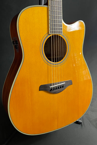 Yamaha FGC-TA VT Transacoustic Dreadnought Cutaway Acoustic-Electric Guitar Vintage Tint