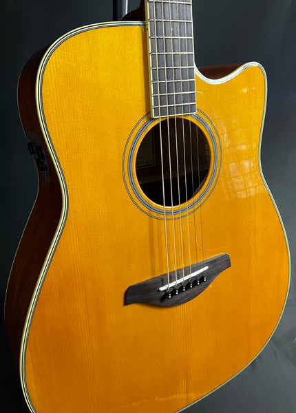 Yamaha FGC-TA VT Transacoustic Dreadnought Cutaway Acoustic-Electric Guitar Vintage Tint