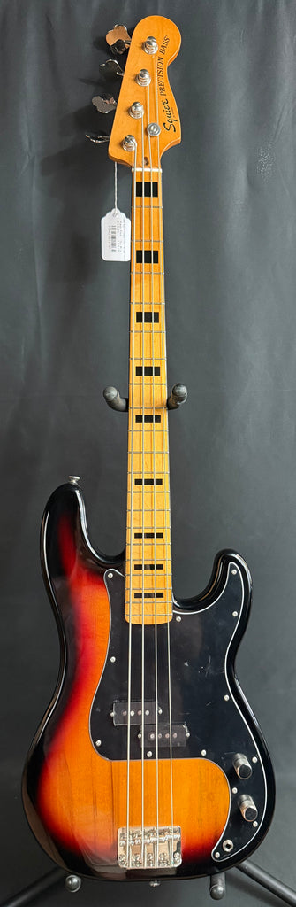 Squier Classic Vibe 70's Precision Bass 4-String Bass Guitar 3-Tone Sunburst (195)