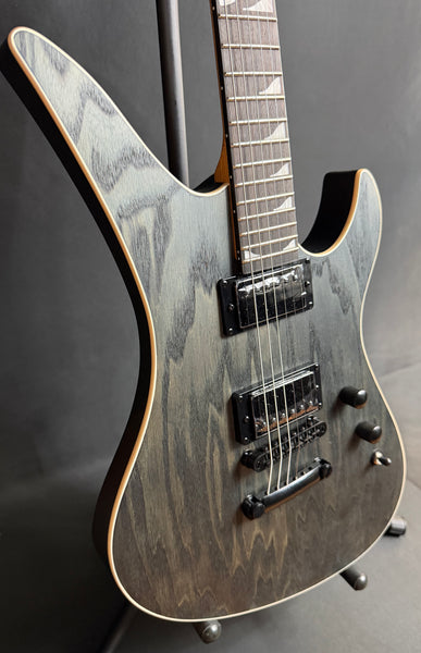 Schecter Avenger Standard Electric Guitar Charcoal Satin Ash Finish