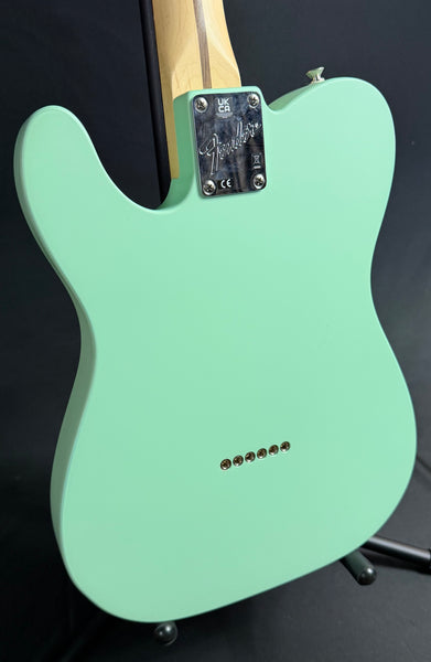 Fender American Performer Telecaster Hum Electric Guitar Satin Surf Green w/ Gig Bag