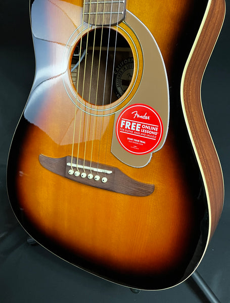 Fender Malibu Player Concert Acoustic-Electric Guitar Vintage Sunburst Finish (375)