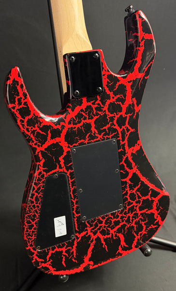B.C. Rich Gunslinger Retro II Electric Guitar Red Crackle Finish
