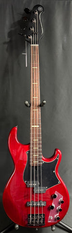 Yamaha BB734A Broad Bass 4-String Bass Guitar Fired Red Finish w/ Gig Bag (166)