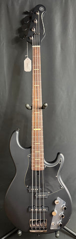 Yamaha BB734A Broad Bass 4-String Bass Guitar Translucent Matte Black w/ Gig Bag (306)