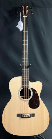 Martin BC-16E Cutaway 4-String Acoustic-Electric Bass Guitar Natural w/ Soft Case