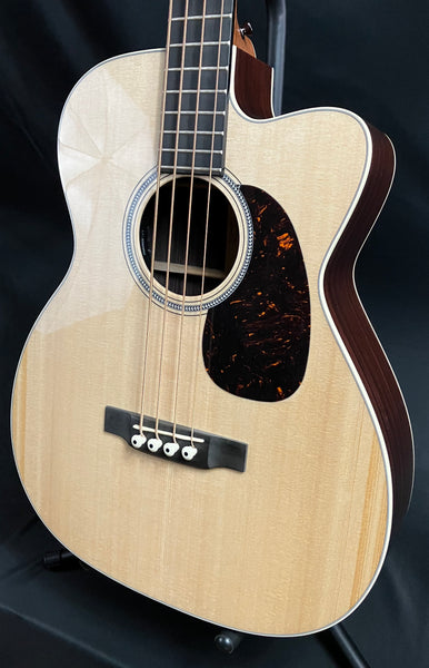 Martin BC-16E Cutaway 4-String Acoustic-Electric Bass Guitar Natural w/ Soft Case