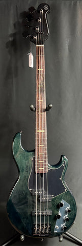 Yamaha BB734A Broad Bass 4-String Bass Guitar Indigo Blue Finish w/ Gig Bag (036)