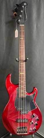 Yamaha BB734A Broad Bass 4-String Bass Guitar Fired Red Finish w/ Gig Bag (004)
