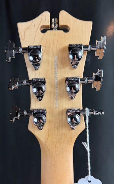 D'Angelico Premier Bedford SH Semi-Hollow Electric Guitar Ice Blue Metallic Finish