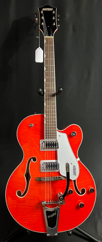 Gretsch G5427TFM Electromatic Hollowbody Electric Guitar Flamed Orange Stain Finish