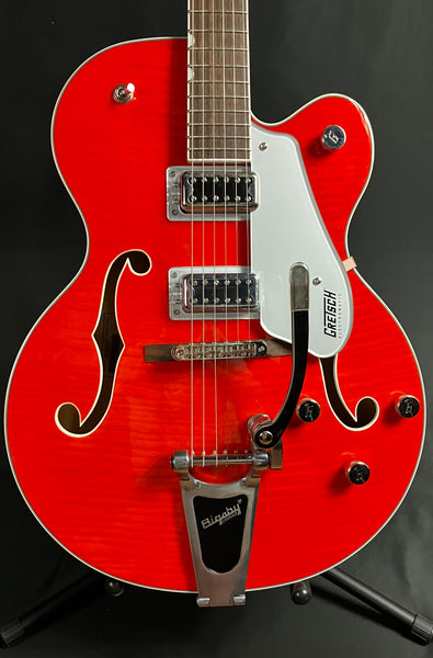 Gretsch G5427TFM Electromatic Hollowbody Electric Guitar Flamed Orange Stain Finish