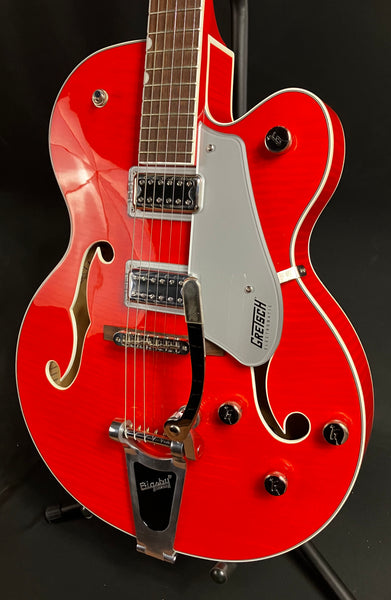 Gretsch G5427TFM Electromatic Hollowbody Electric Guitar Flamed Orange Stain Finish