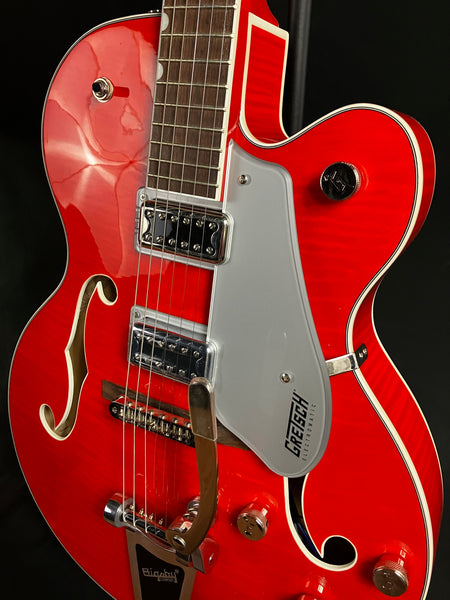 Gretsch G5427TFM Electromatic Hollowbody Electric Guitar Flamed Orange Stain Finish