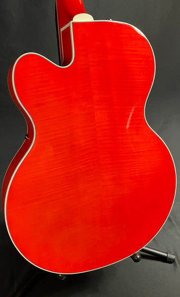 Gretsch G5427TFM Electromatic Hollowbody Electric Guitar Flamed Orange Stain Finish