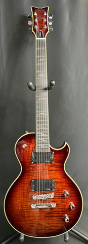 Schecter Solo-II Supreme Electric Guitar Cat's Eye Black Burst w/ Lundgren Black Heaven P/U's