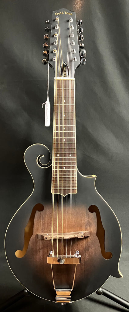 Gold Tone F-12 12-String F-Style Mandolin-Guitar Tobacco Sunburst w/ Pickup + Case