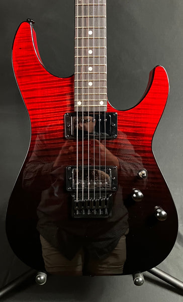 Schecter C-1 Standard Electric Guitar Flamed Blood Burst Finish