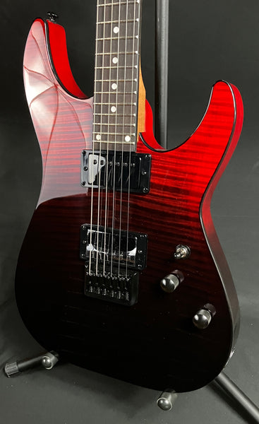 Schecter C-1 Standard Electric Guitar Flamed Blood Burst Finish