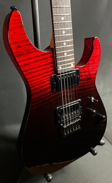 Schecter C-1 Standard Electric Guitar Flamed Blood Burst Finish
