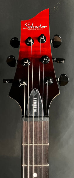 Schecter C-1 Standard Electric Guitar Flamed Blood Burst Finish