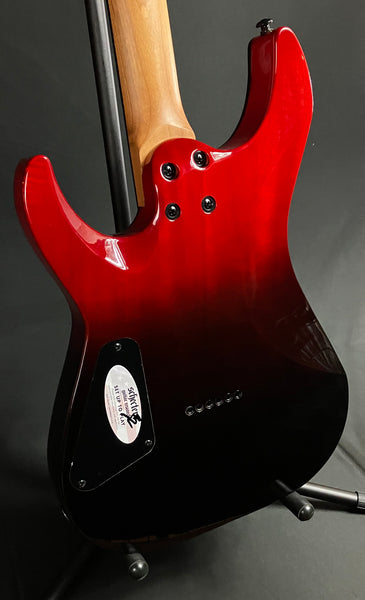 Schecter C-1 Standard Electric Guitar Flamed Blood Burst Finish