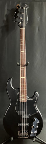 Yamaha BB734A Broad Bass 4-String Bass Guitar Translucent Matte Black w/ Gig Bag (033)