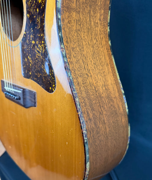 Vintage 1970's Gibson J-40 Dreadnought Acoustic Guitar Natural w/ Case
