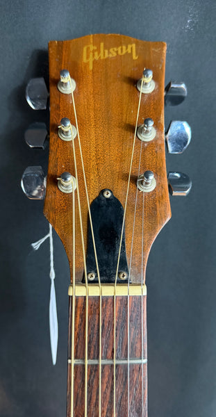 Vintage 1970's Gibson J-40 Dreadnought Acoustic Guitar Natural w/ Case