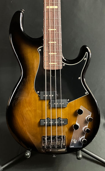 Yamaha BB734A Broad Bass 4-String Bass Guitar Dark Coffee Sunburst w/ Gig Bag (032)