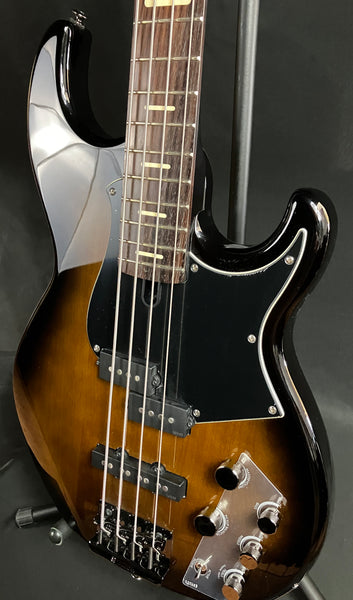 Yamaha BB734A Broad Bass 4-String Bass Guitar Dark Coffee Sunburst w/ Gig Bag (069)