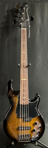 Yamaha BB735A Broad Bass 5-String Bass Guitar Dark Coffee Sunburst w/ Gig Bag (270)