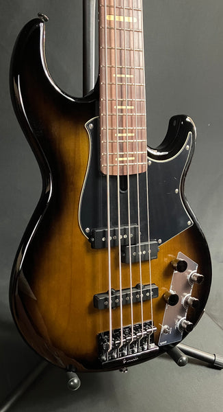 Yamaha BB735A Broad Bass 5-String Bass Guitar Dark Coffee Sunburst w/ Gig Bag (270)