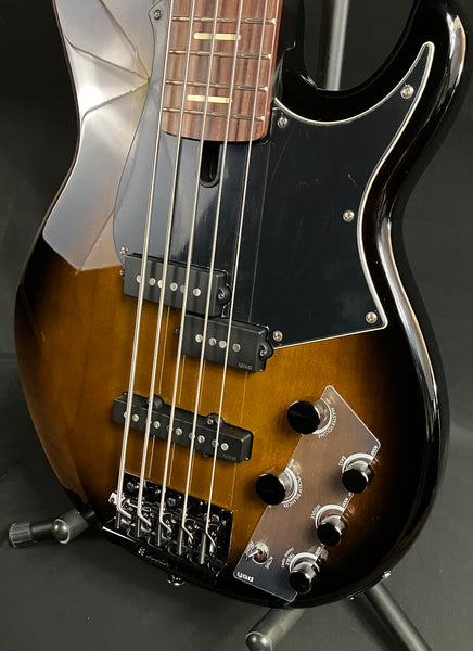 Yamaha BB735A Broad Bass 5-String Bass Guitar Dark Coffee Sunburst w/ Gig Bag (270)