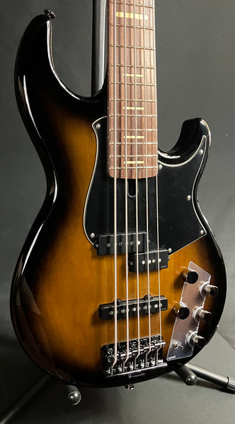 Yamaha BB735A Broad Bass 5-String Bass Guitar Dark Coffee Sunburst w/ Gig Bag (142)